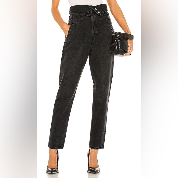 RE/DONE Originals 80s Fold Over Jean in Vintage Nior - Picture 1 of 14